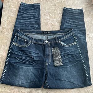 NWT U-51 Blue Skinny Jeans size 18